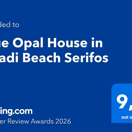 Blue Opal House In Serifos Feriehus